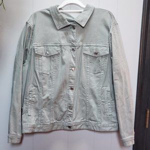 Olive Wash Denim Jacket